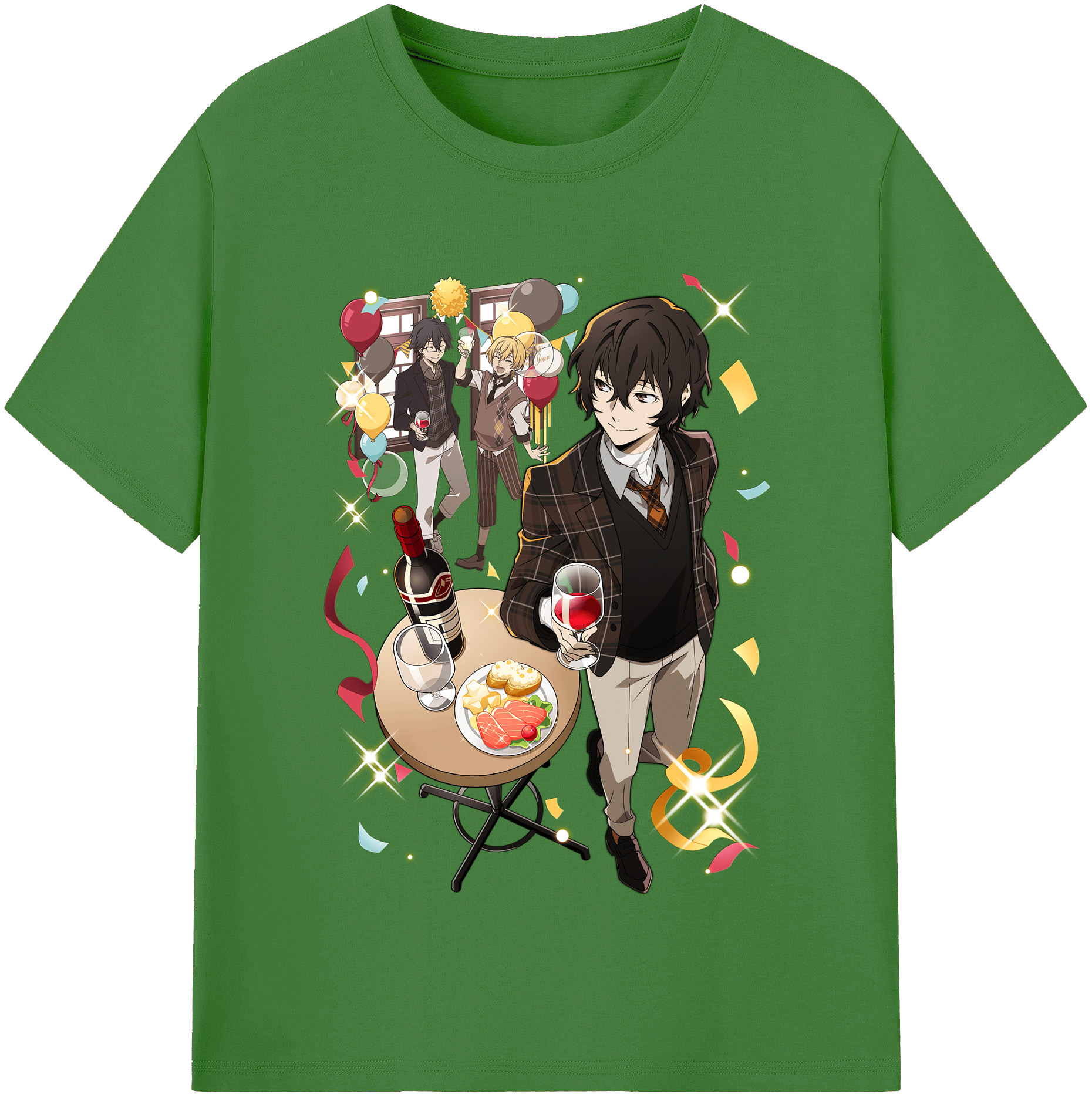 （画像用） 文豪ストレイドッグス Bungo Stray Dogs レディースカジュアルプリントTシャツ（綿100％）